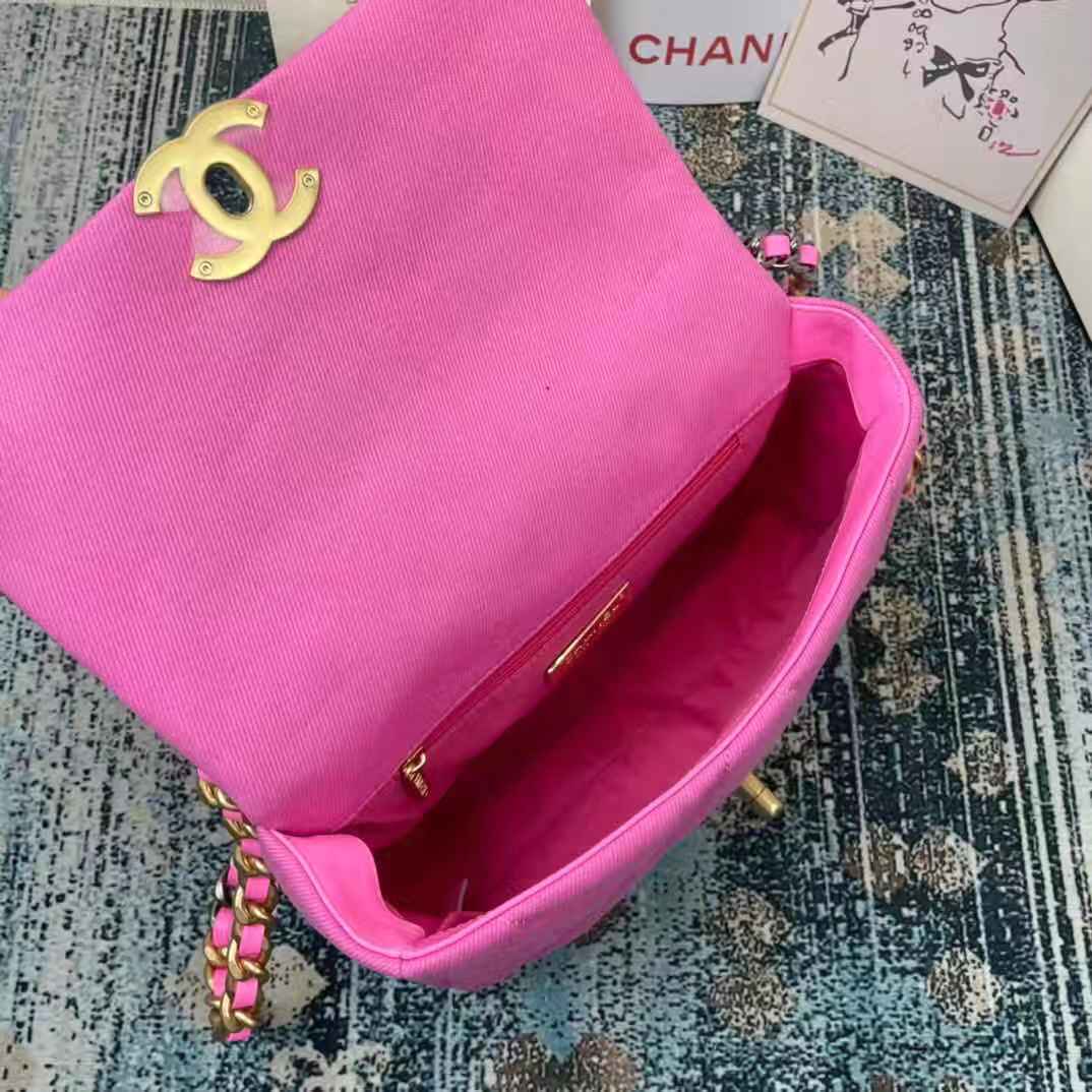 AS1160 chanel 19 small flap bag, CHANEL HANDBAGS
