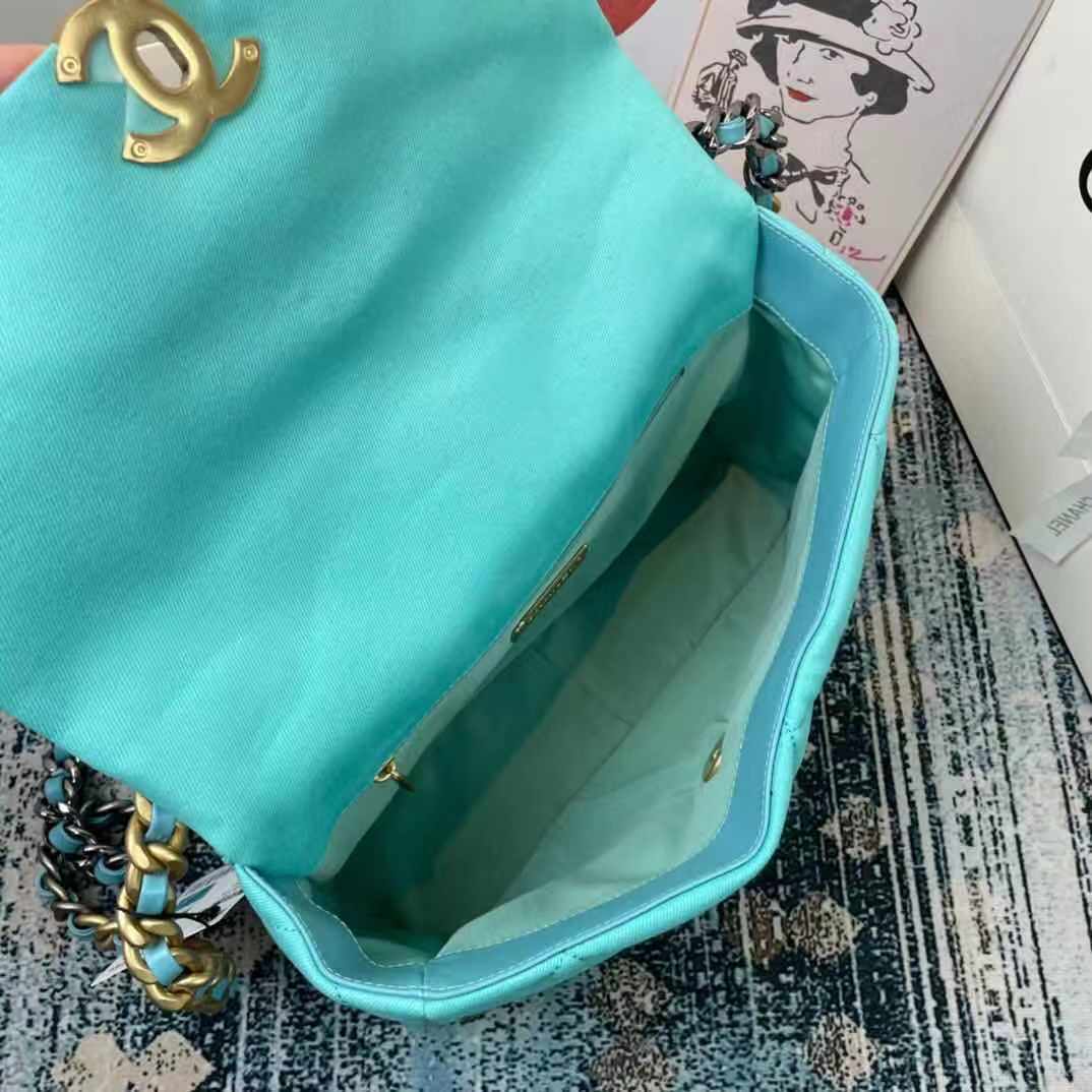 AS1161 chanel 19 large flap bag, CHANEL HANDBAGS