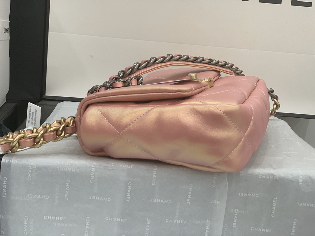 AS1160 chanel 19 small flap bag, CHANEL HANDBAGS
