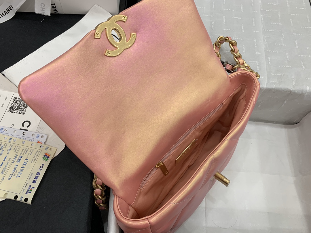 AS1160 chanel 19 small flap bag, CHANEL HANDBAGS