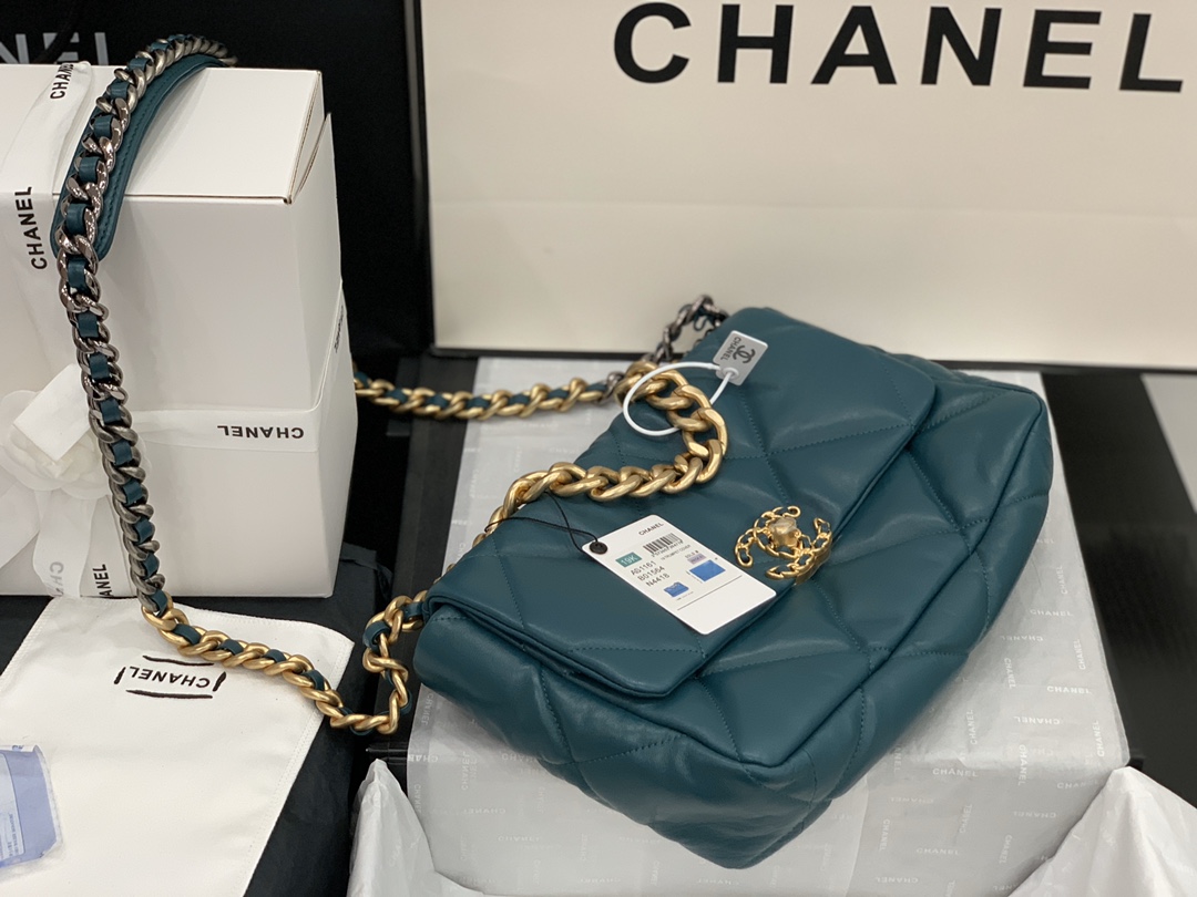 AS1161 chanel 19 large flap bag, CHANEL HANDBAGS
