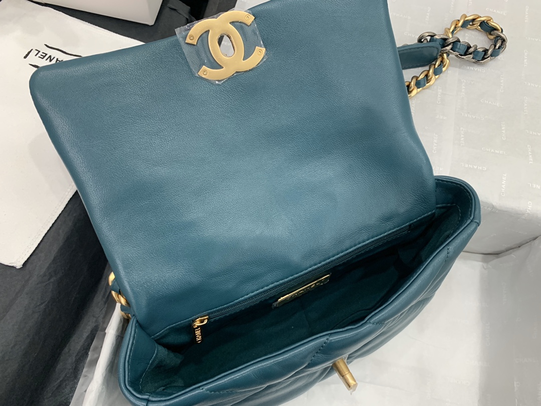 AS1160 chanel 19 small flap bag, CHANEL HANDBAGS