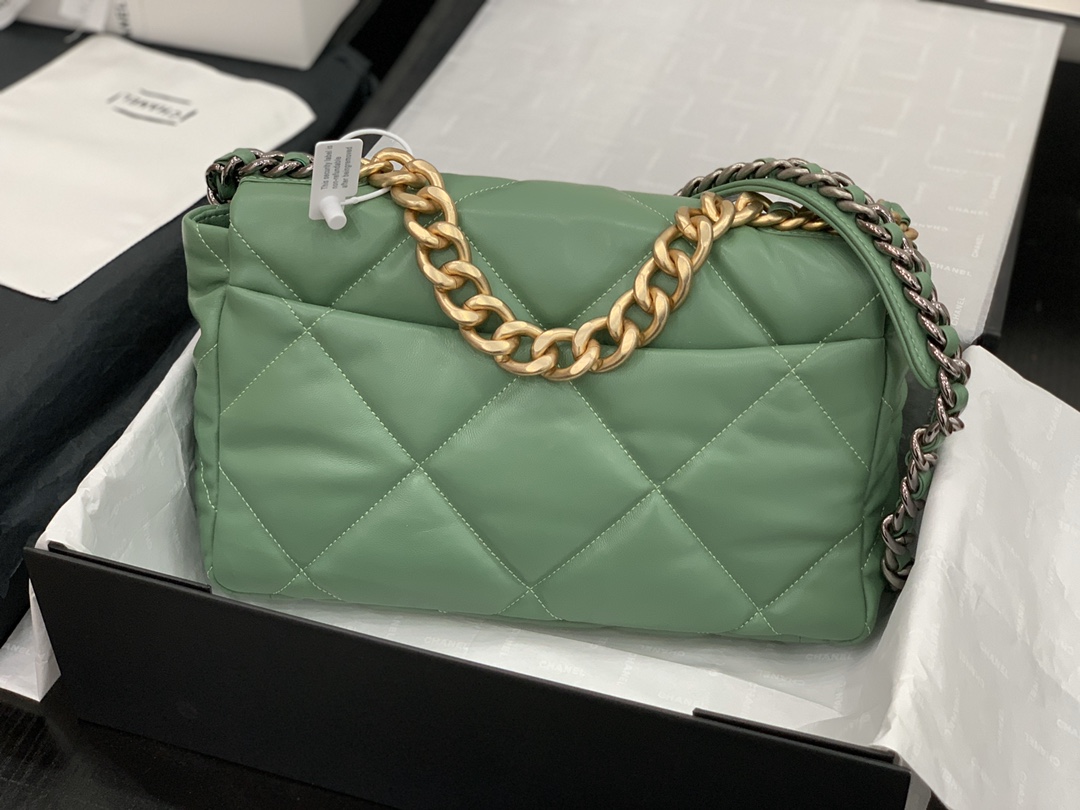 AS1161 chanel 19 large flap bag, CHANEL HANDBAGS