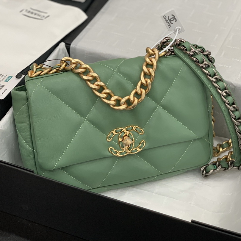 AS1160 chanel 19 small flap bag, CHANEL HANDBAGS
