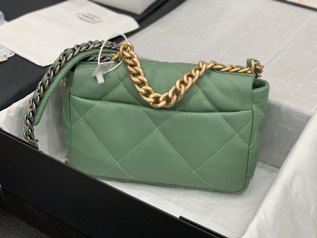 AS1160 chanel 19 small flap bag, CHANEL HANDBAGS