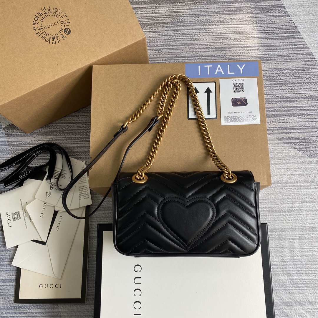 446744 GG Marmont matelassé mini bag, GUCCI Shoulder Bags for Women