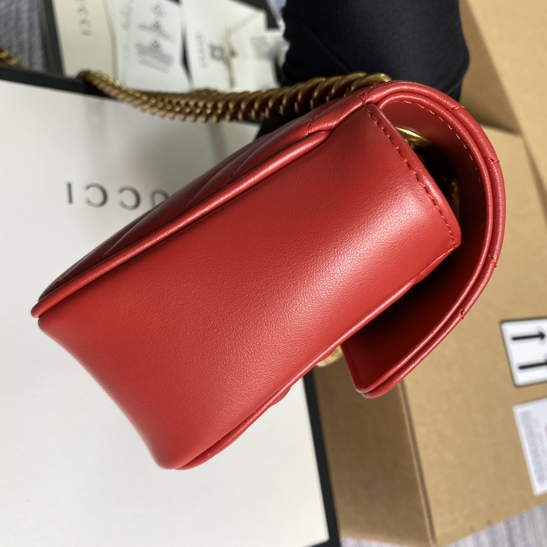 446744 GG Marmont matelassé mini bag, GUCCI Shoulder Bags for Women