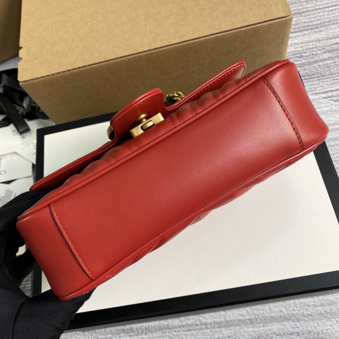 446744 GG Marmont matelassé mini bag, GUCCI Shoulder Bags for Women