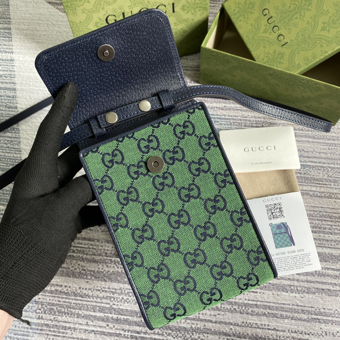 657582 GG Multicolour mini bag