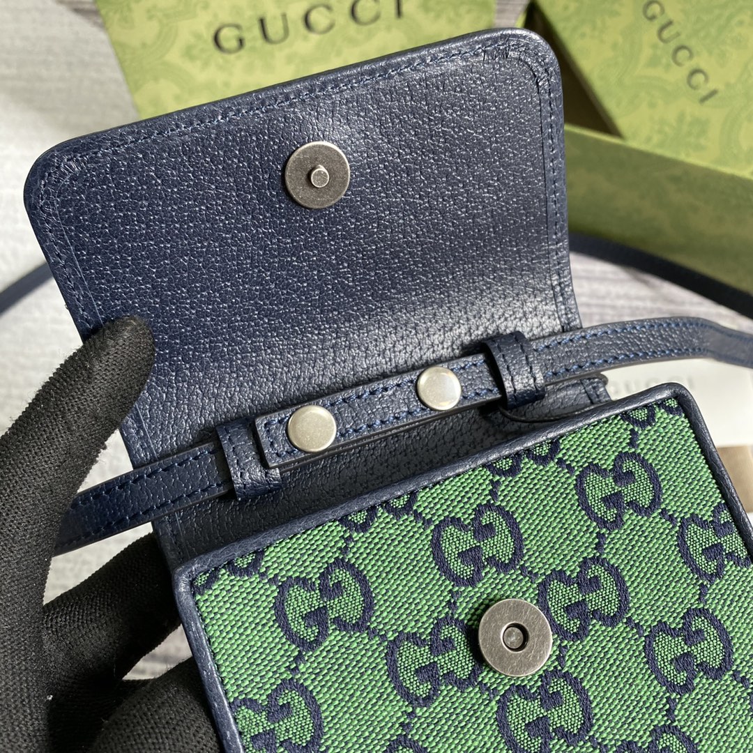657582 GG Multicolour mini bag
