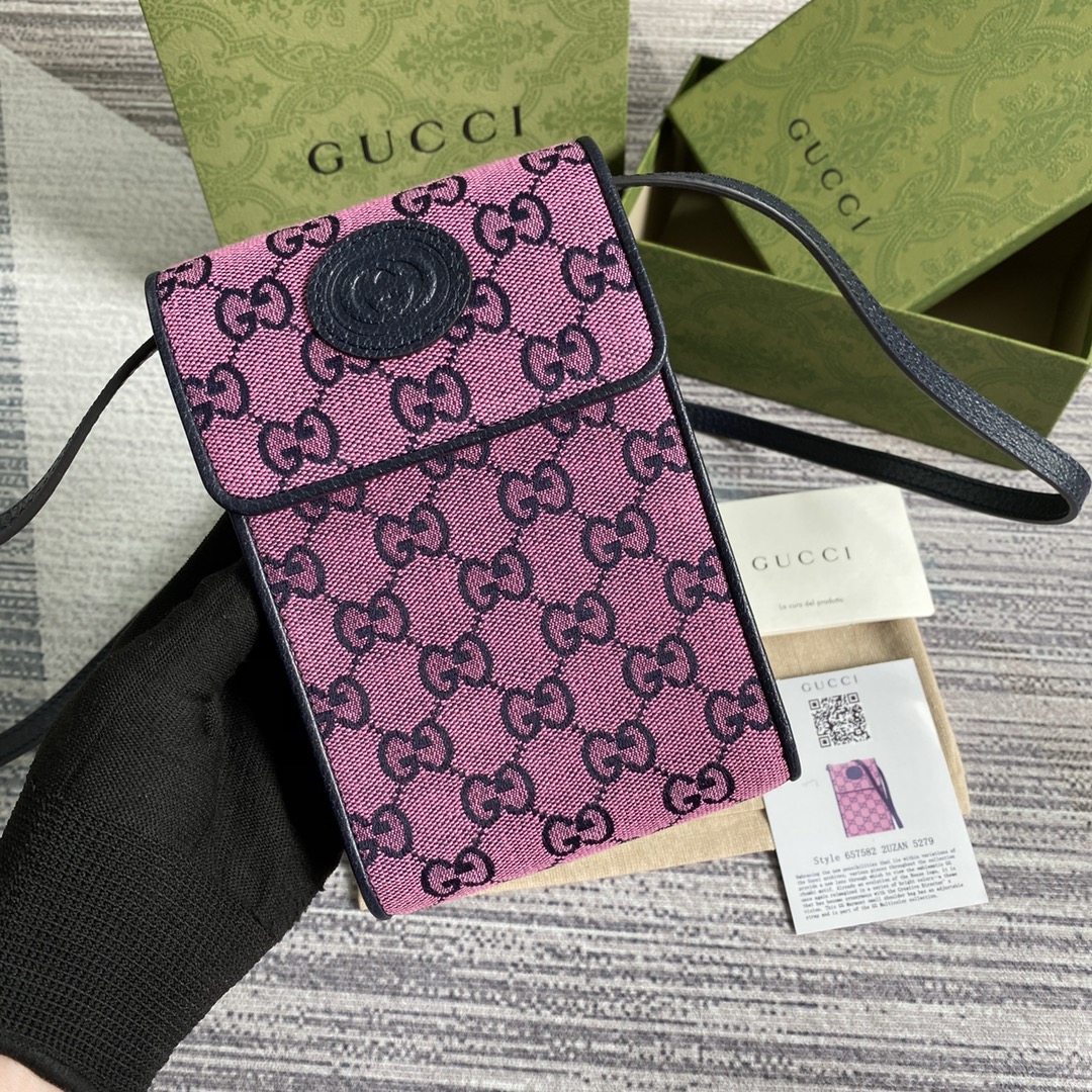 657582 GG Multicolour mini bag