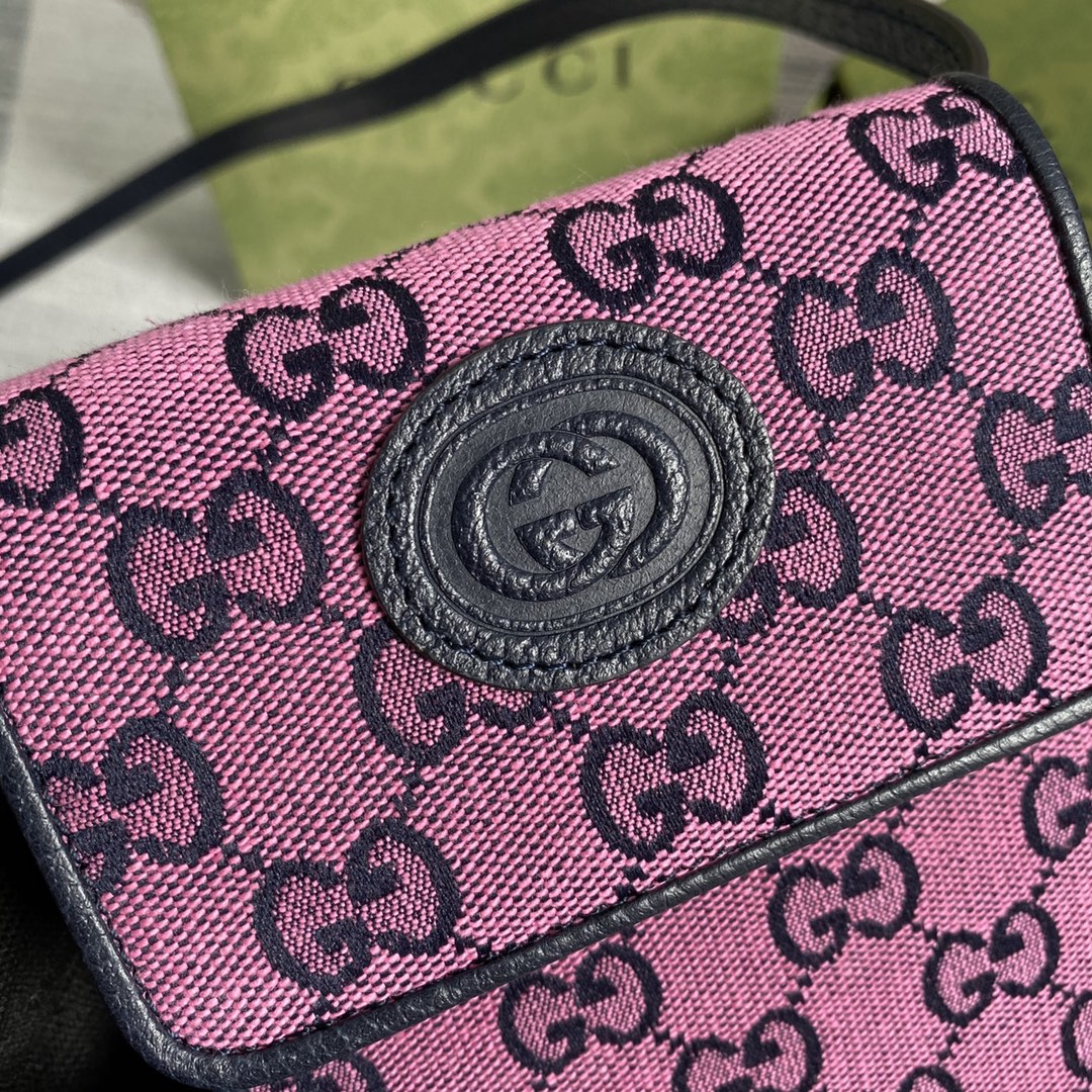 657582 GG Multicolour mini bag