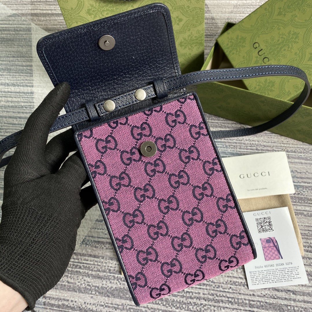 657582 GG Multicolour mini bag