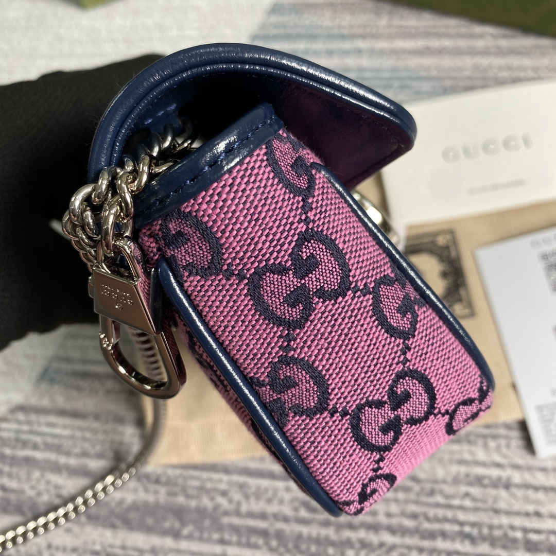 476433 GG Marmont Multicolor super mini bag