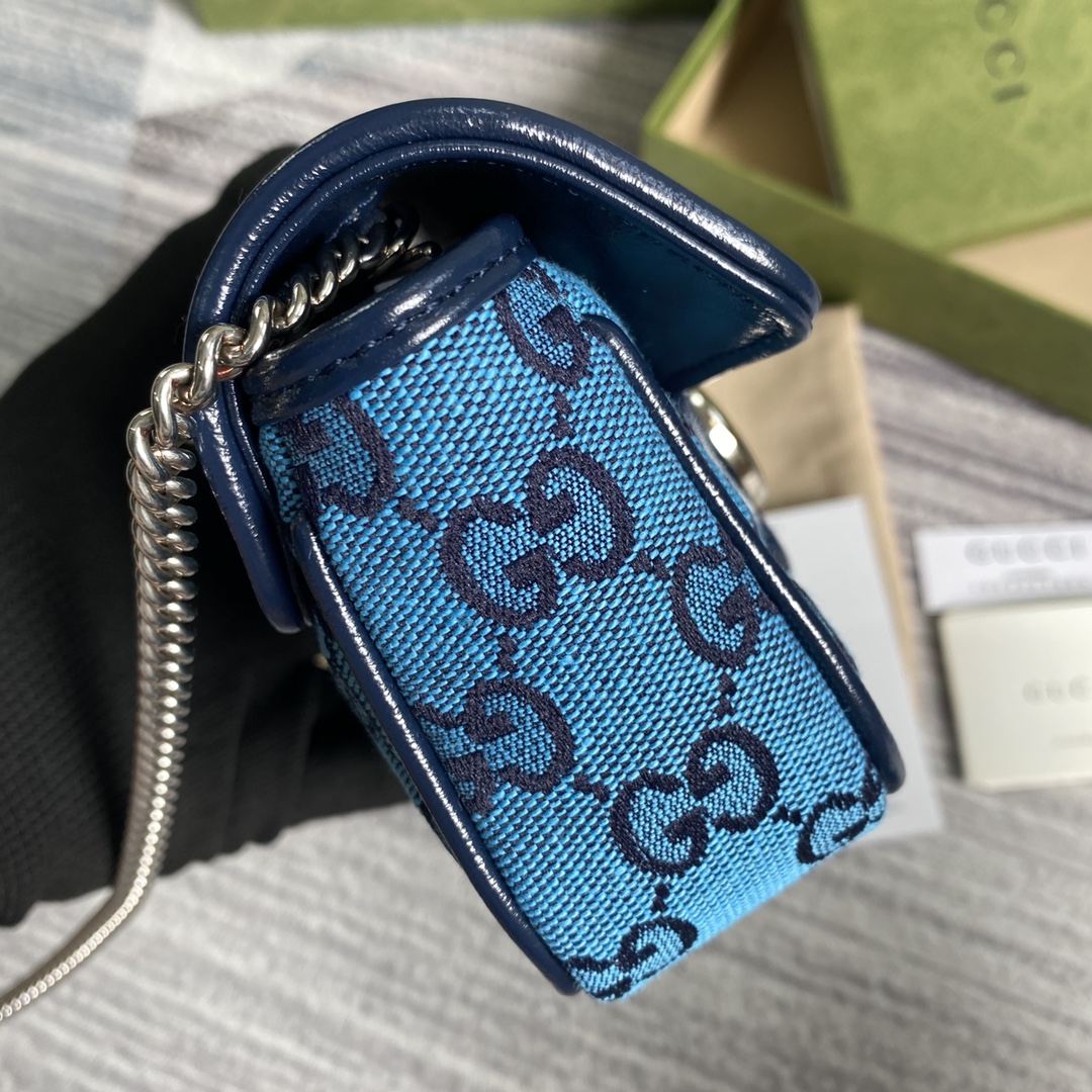 476433 GG Marmont Multicolor super mini bag