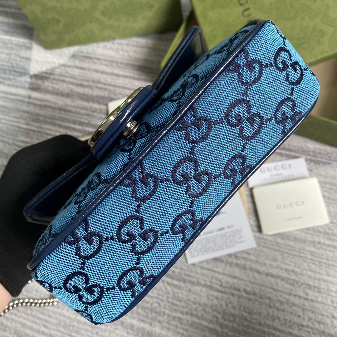 476433 GG Marmont Multicolor super mini bag