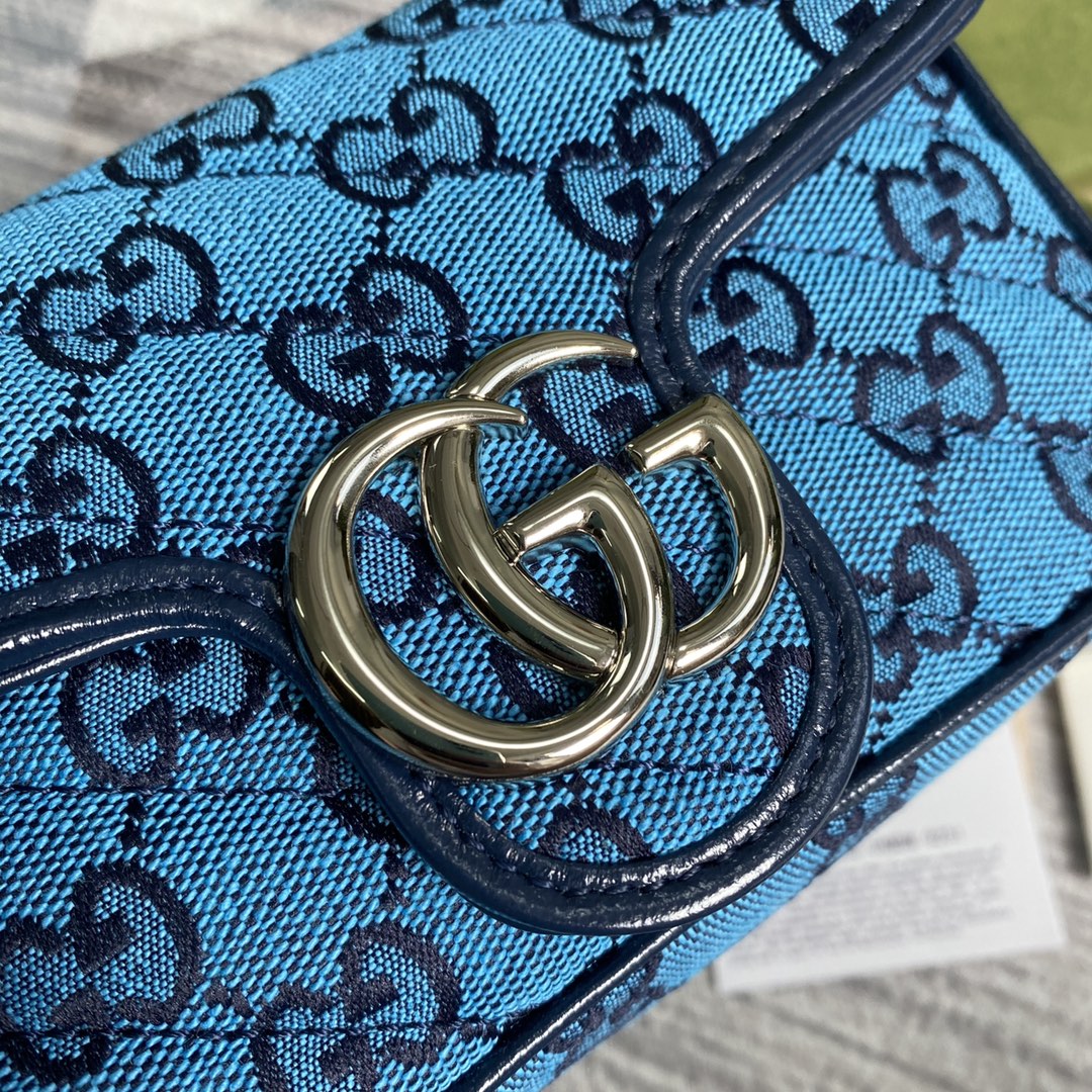 476433 GG Marmont Multicolor super mini bag