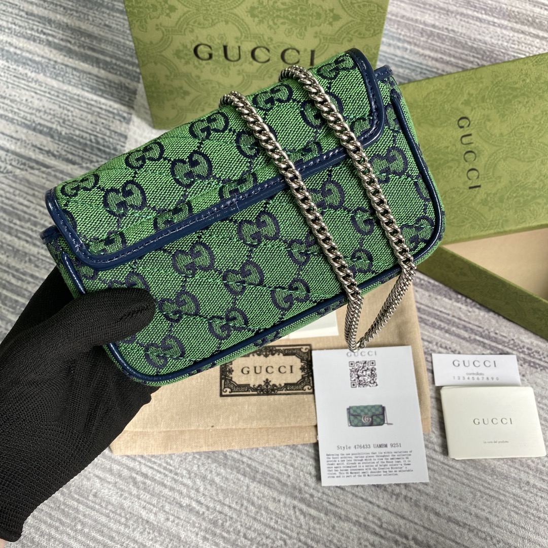 476433 GG Marmont Multicolor super mini bag