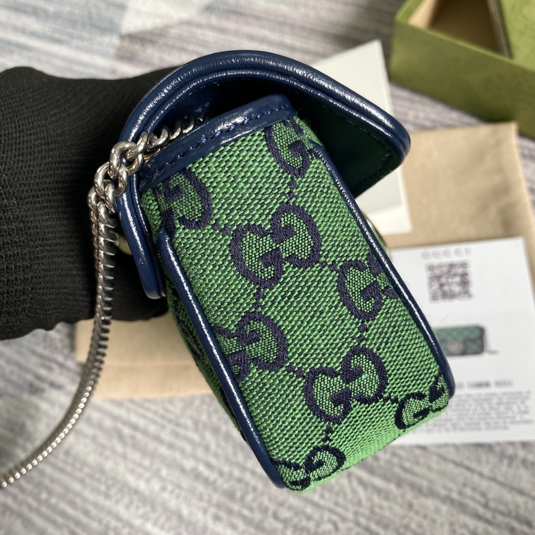 476433 GG Marmont Multicolor super mini bag
