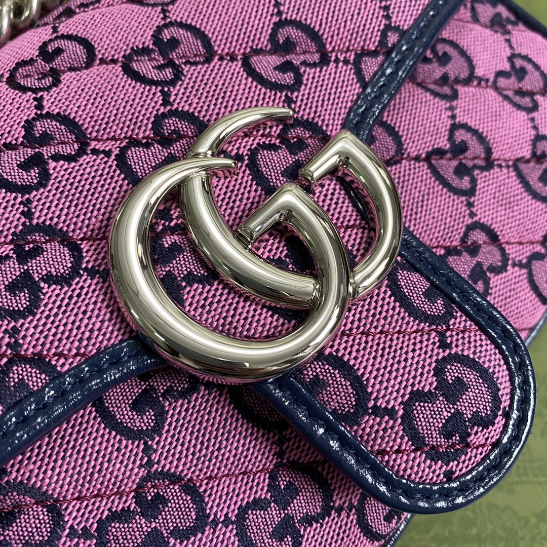 446744 GG Marmont multicolor mini bag