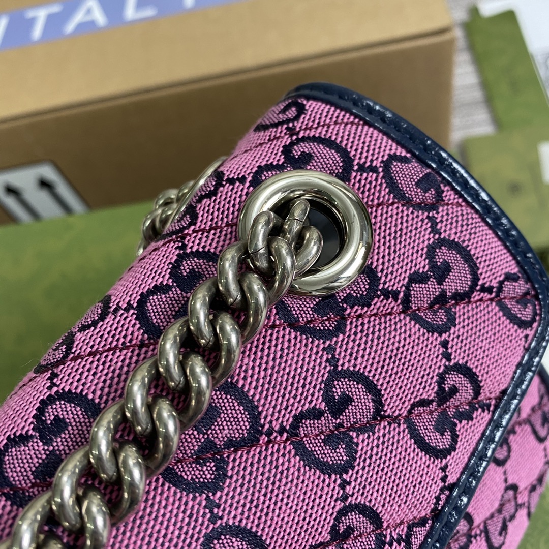 446744 GG Marmont multicolor mini bag