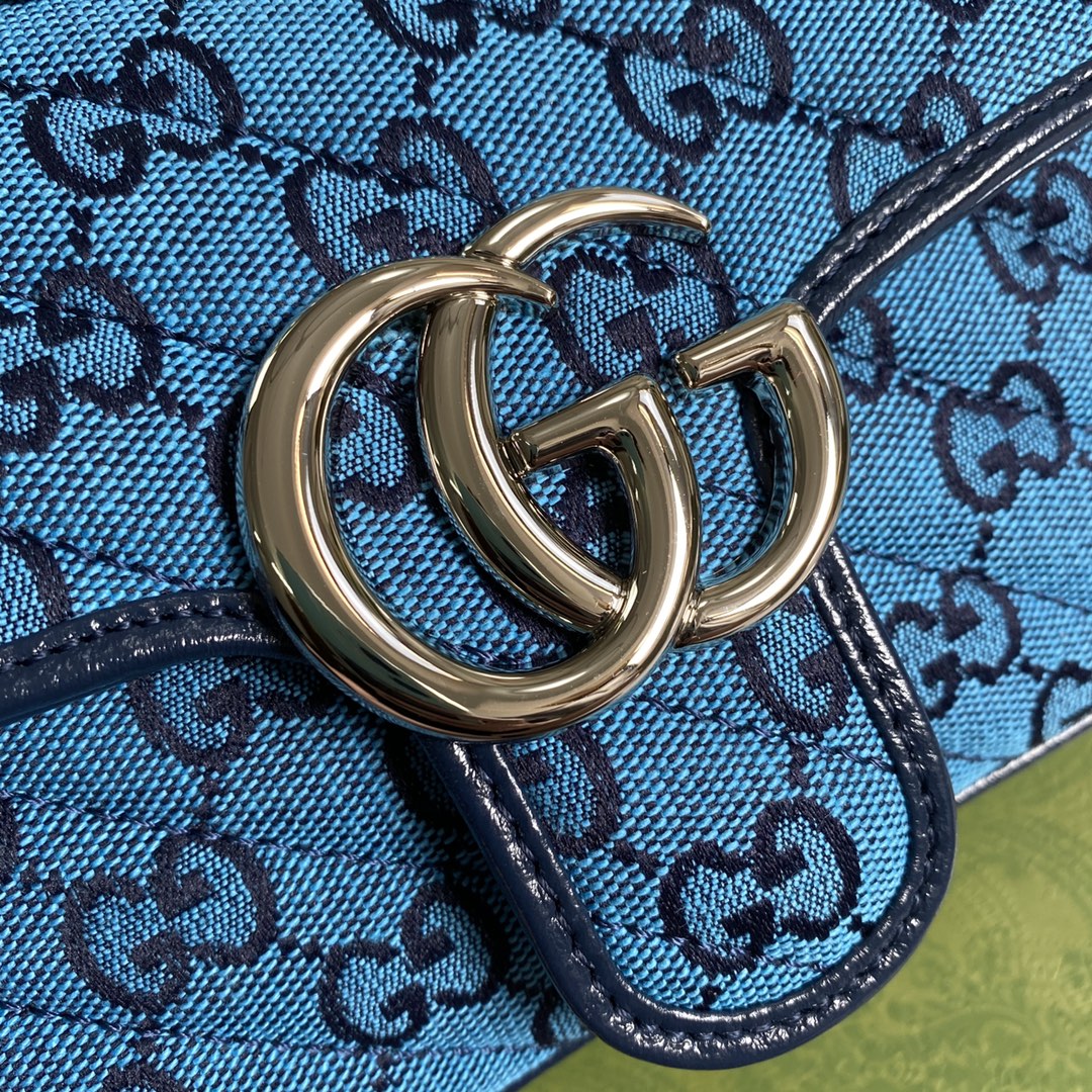 446744 GG Marmont multicolor mini bag