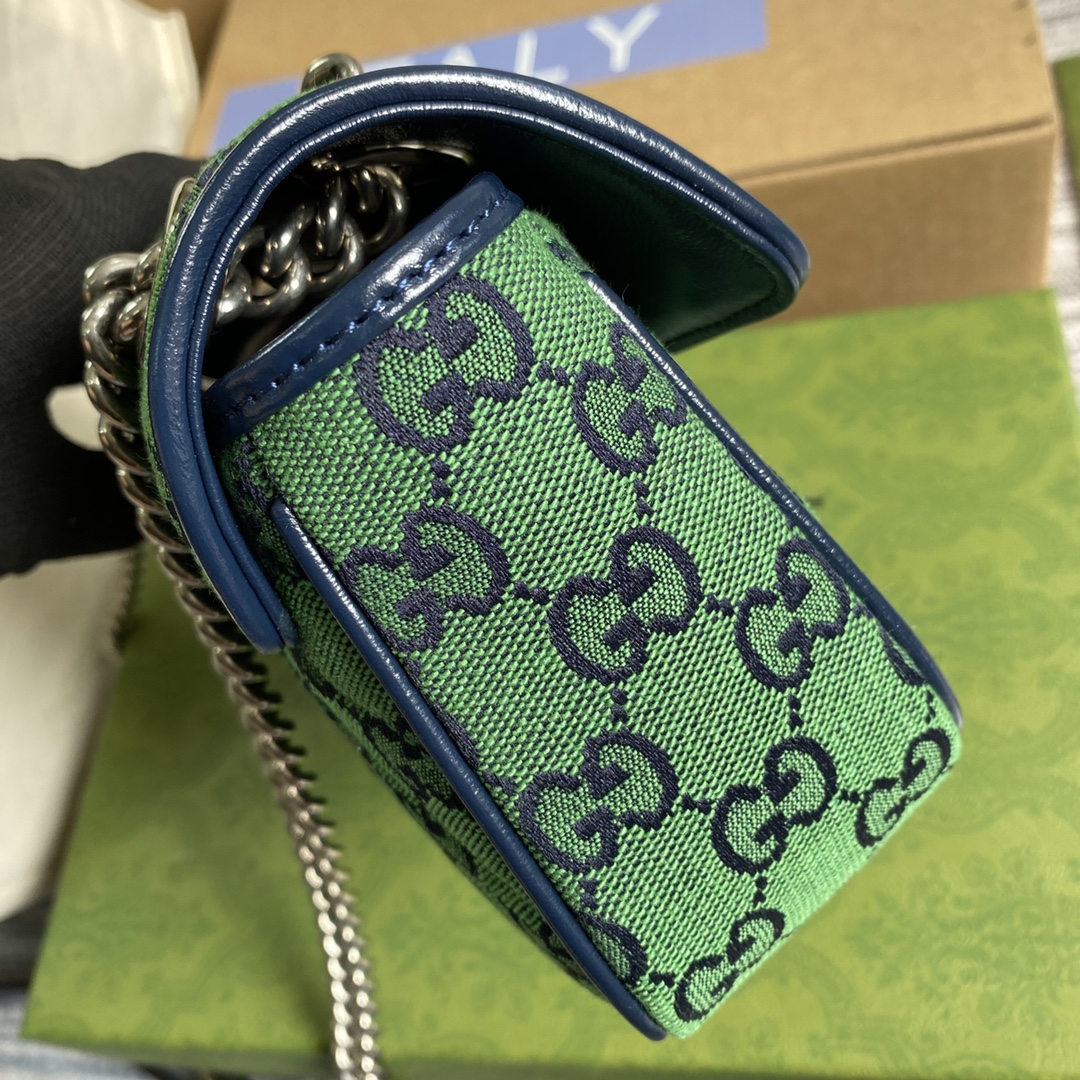446744 GG Marmont multicolor mini bag