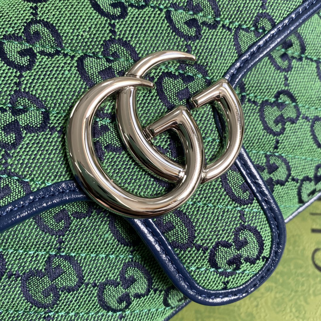 446744 GG Marmont multicolor mini bag