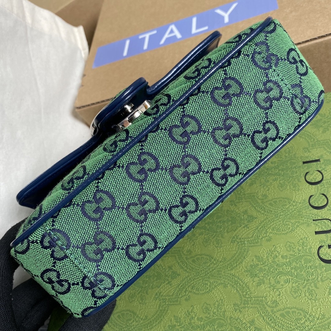 446744 GG Marmont multicolor mini bag