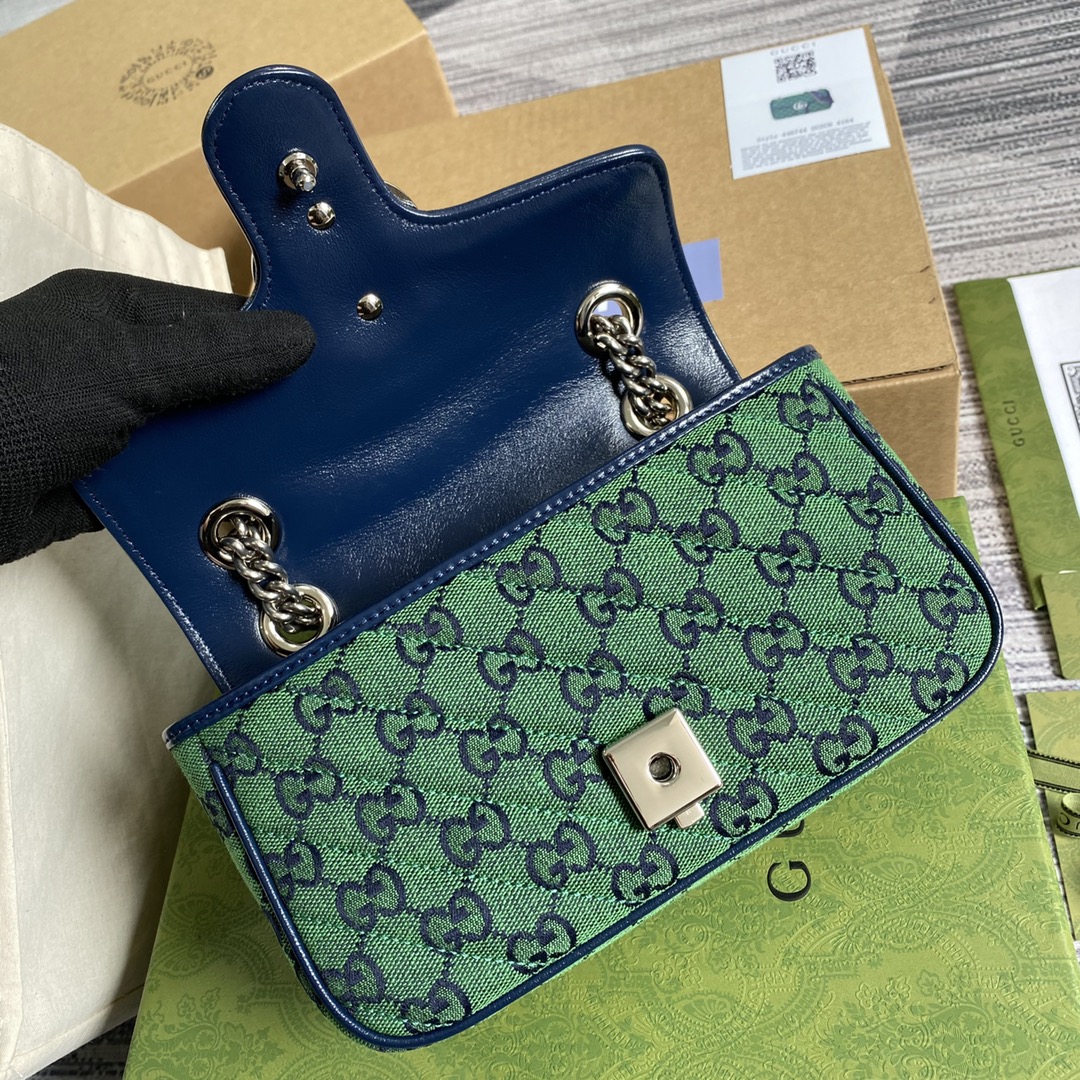 446744 GG Marmont multicolor mini bag
