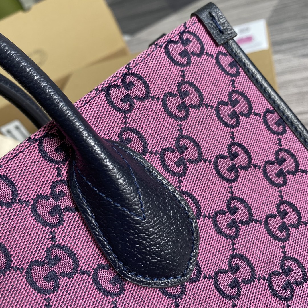 659983  GG Multicolor small tote bag