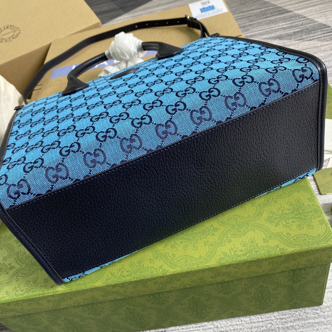659983  GG Multicolor small tote bag