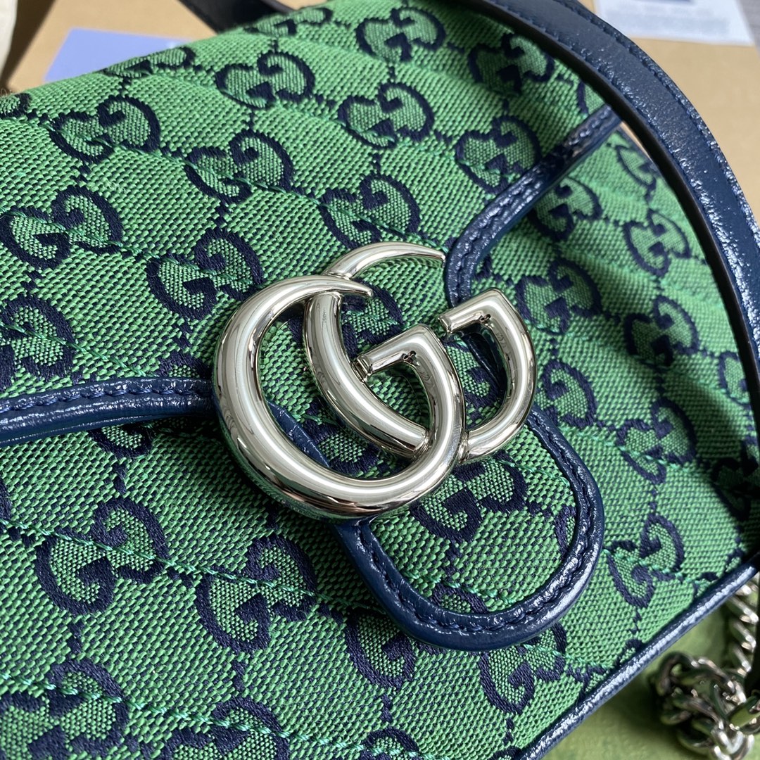 583571 GG Marmont Multicolor mini top handle bag