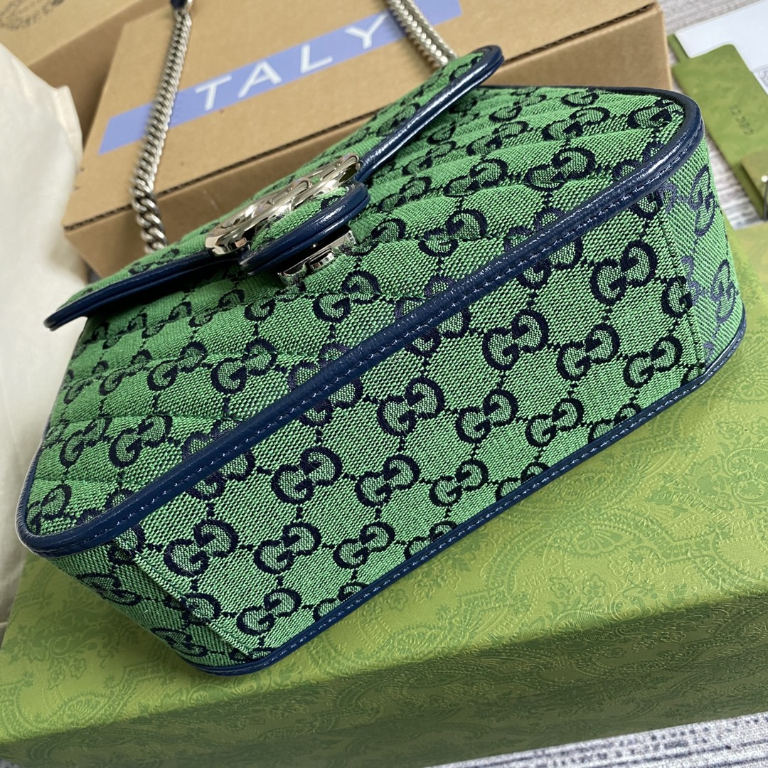 583571 GG Marmont Multicolor mini top handle bag