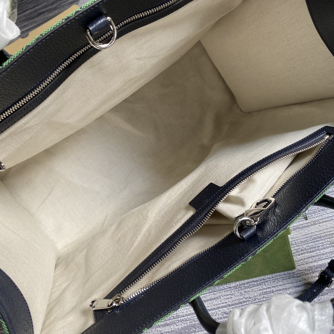 659980  GG Multicolor large tote bag