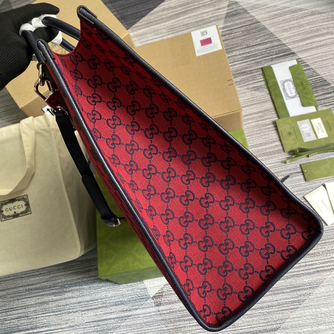 659980  GG Multicolor large tote bag