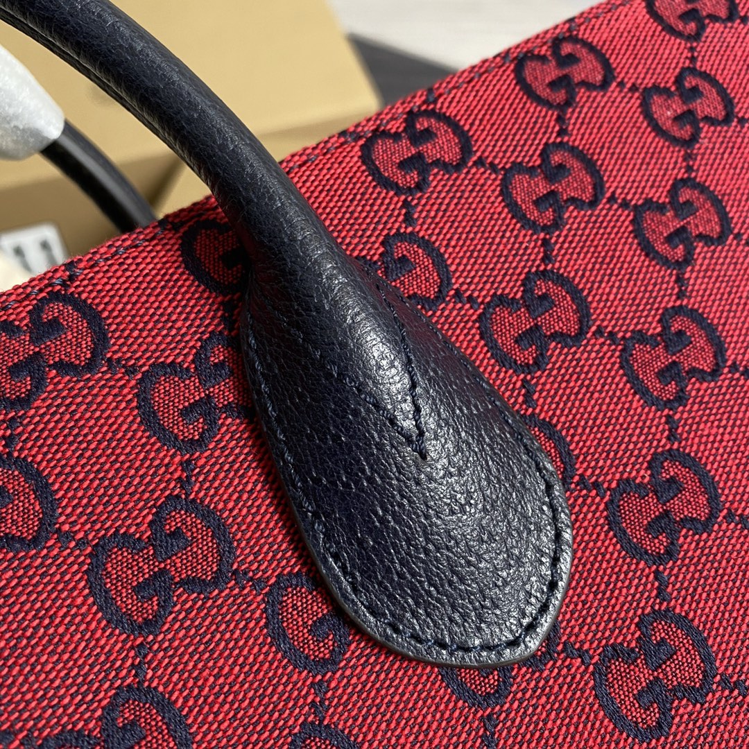 659980  GG Multicolor large tote bag