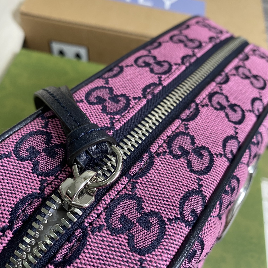 447632 GG Marmont Multicolor small shoulder bag