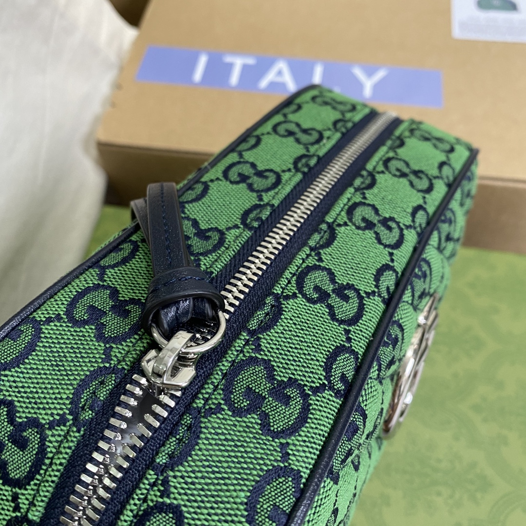 447632 GG Marmont Multicolor small shoulder bag