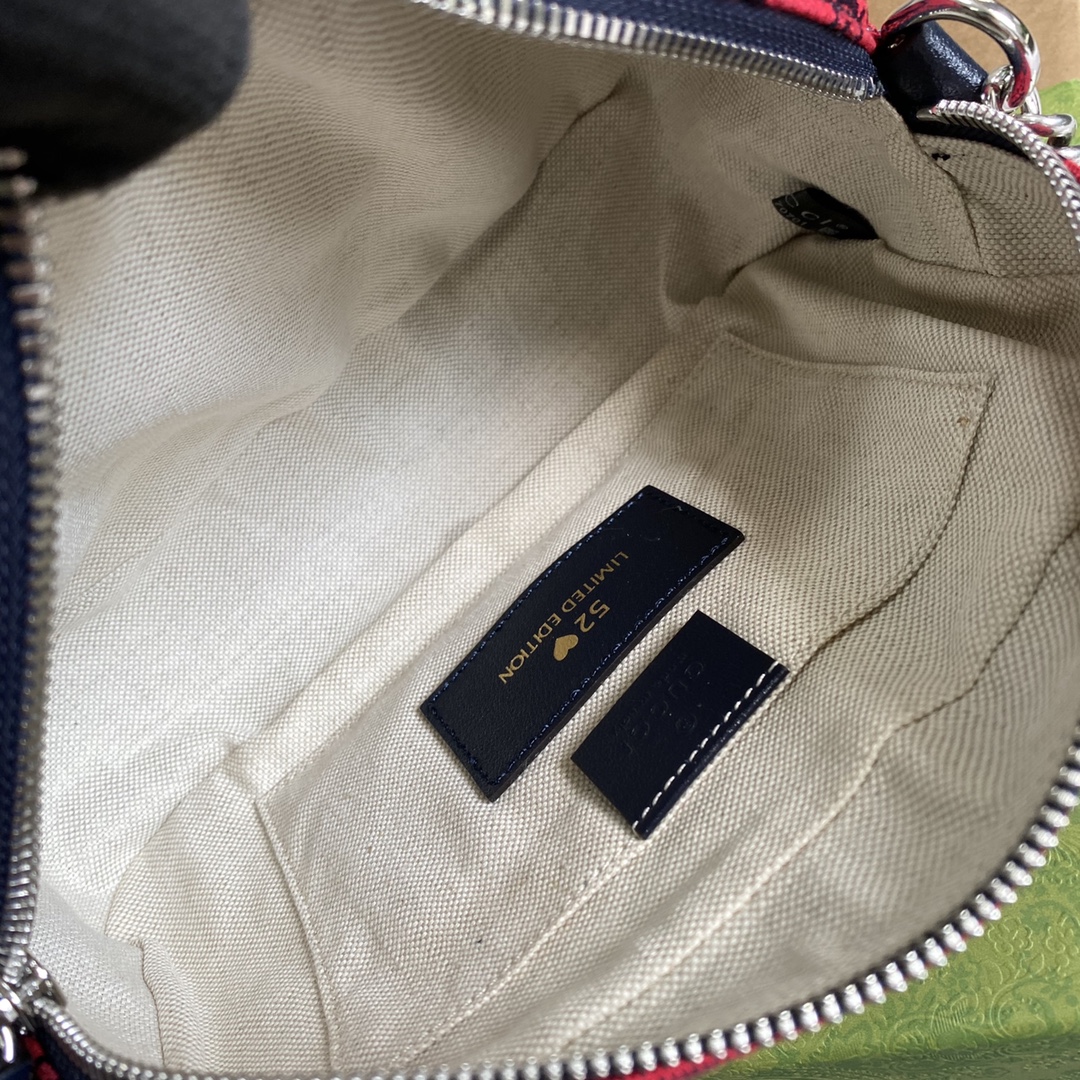 447632 GG Marmont Multicolor small shoulder bag