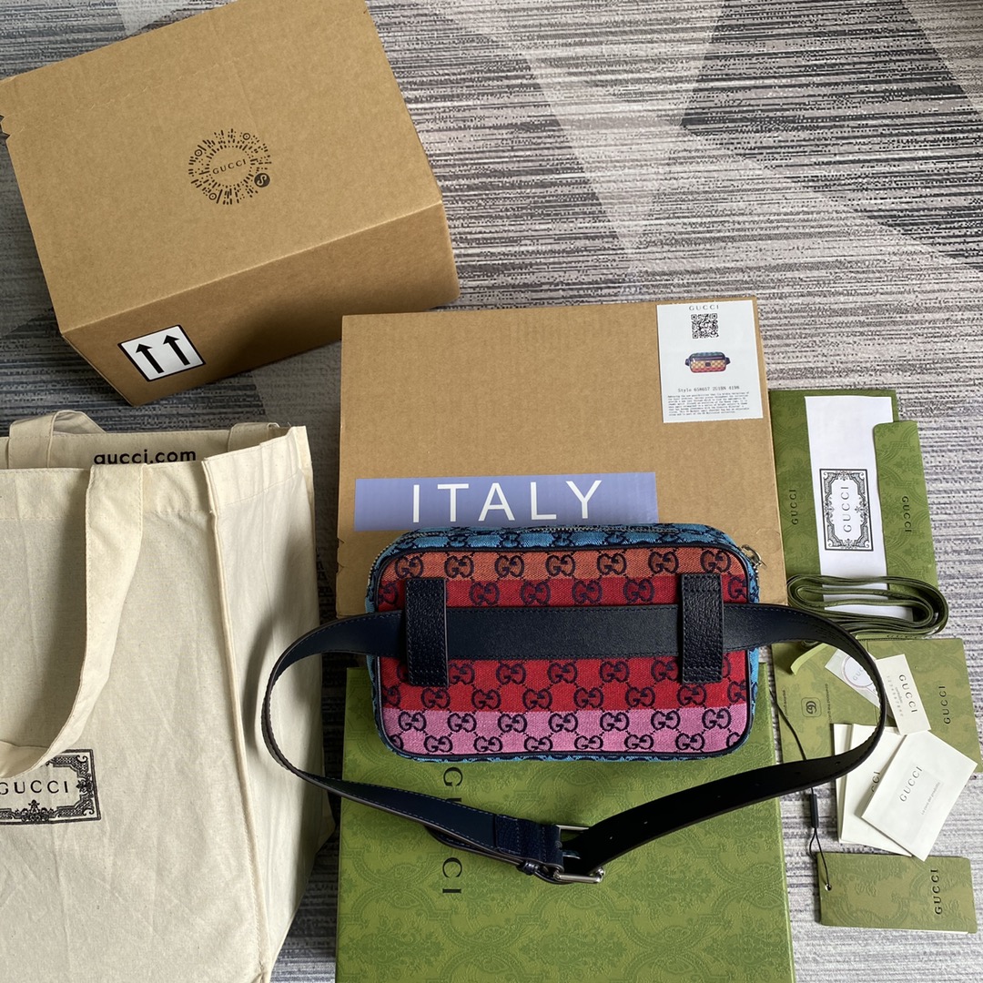 658657 GG Multicolour belt bag