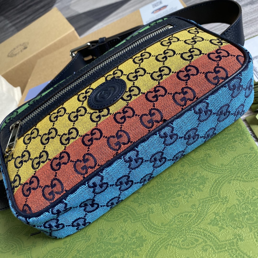 658657 GG Multicolour belt bag