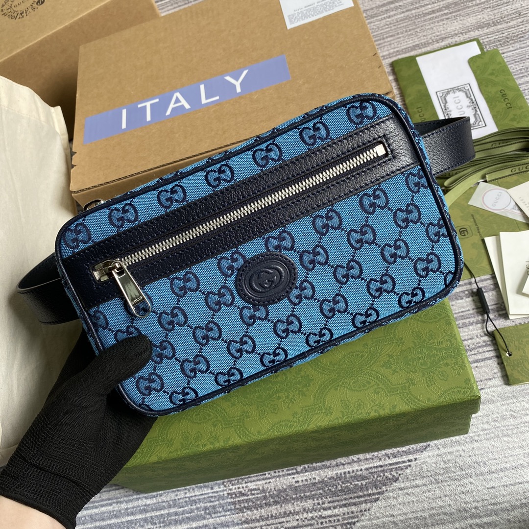 658657 GG Multicolour belt bag