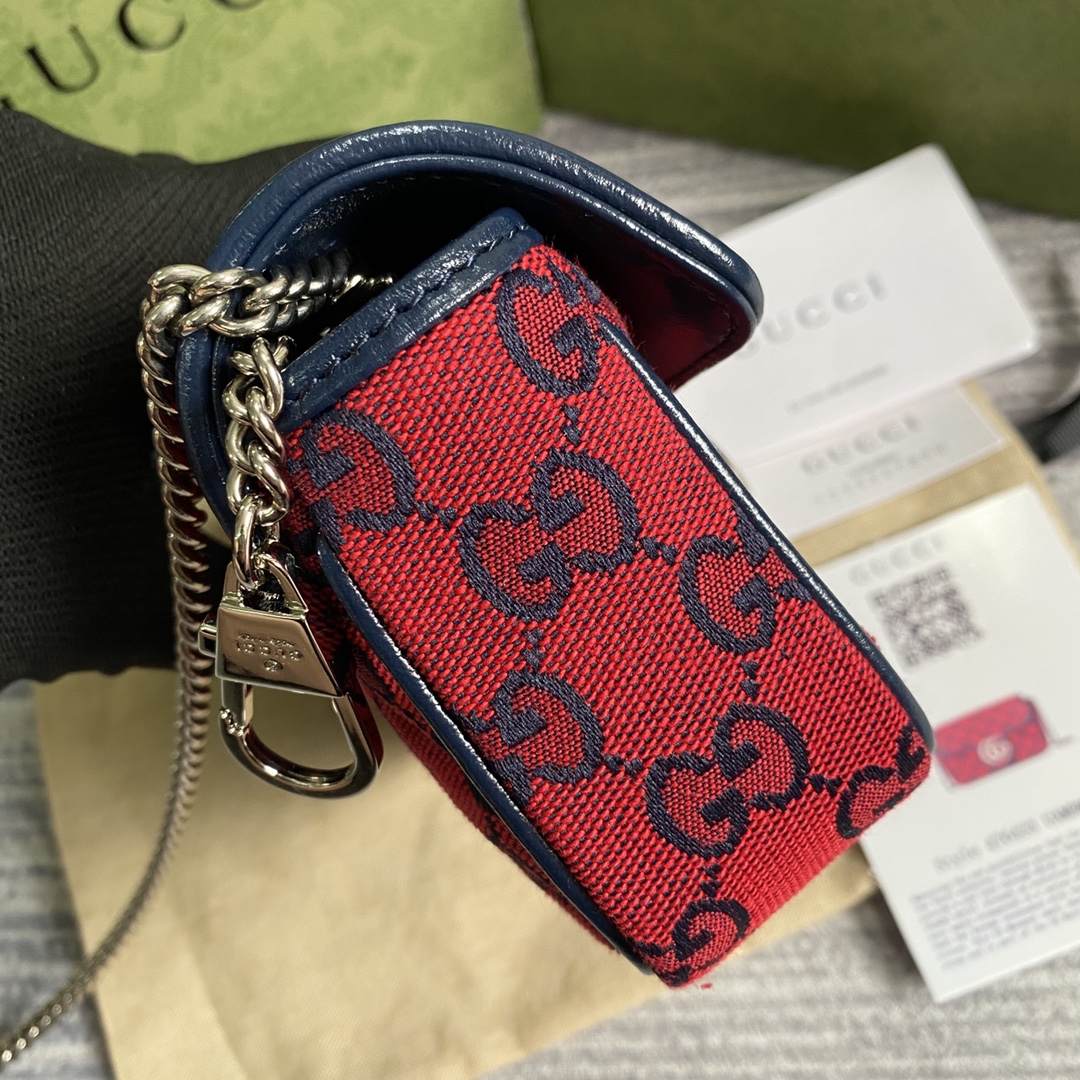 476433 GG Marmont Multicolor super mini bag