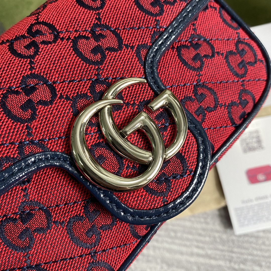 476433 GG Marmont Multicolor super mini bag