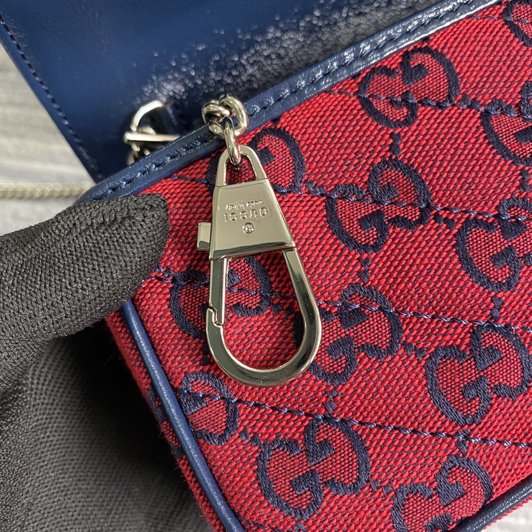 476433 GG Marmont Multicolor super mini bag