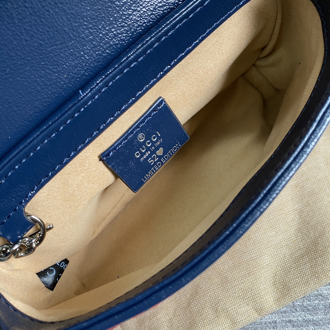 476433 GG Marmont Multicolor super mini bag