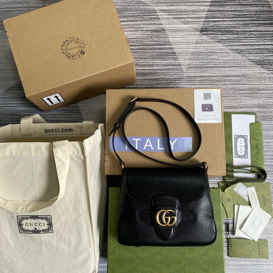648934 Small messenger bag with Double G