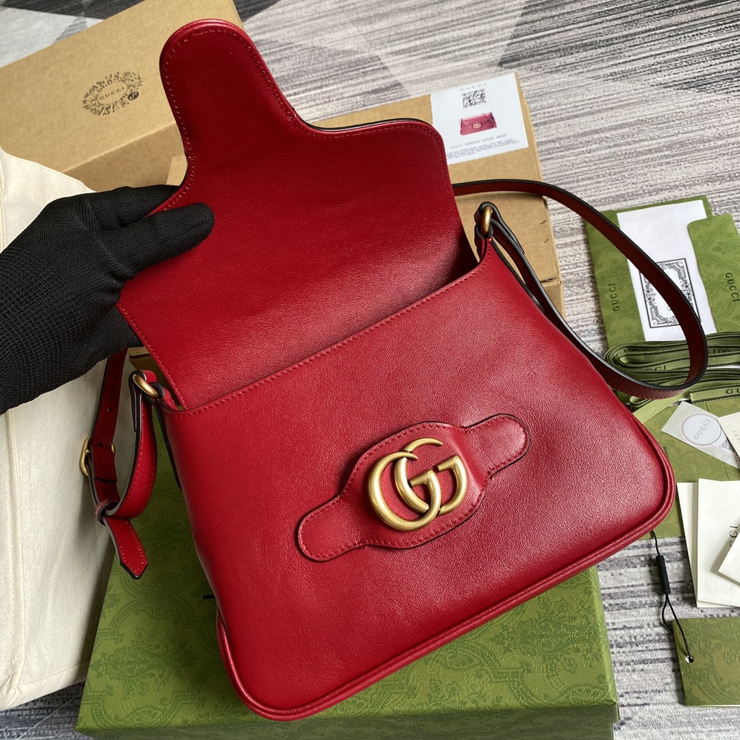 648934 Small messenger bag with Double G