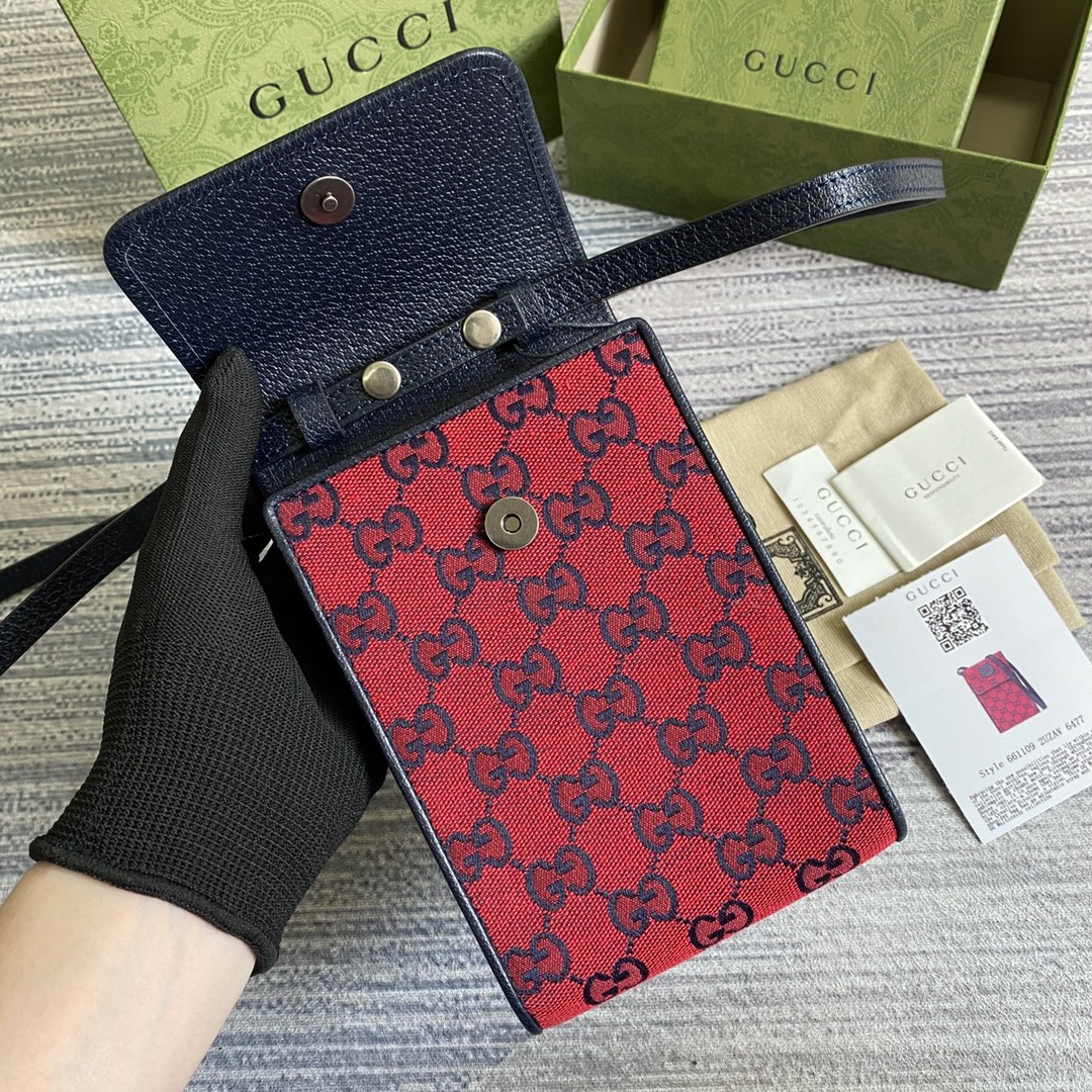 657582 GG Multicolour mini bag